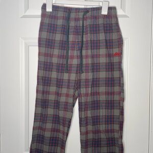 Eastern Mountain Sports Plaid Sweatpants Pajama’s - Gray and Red